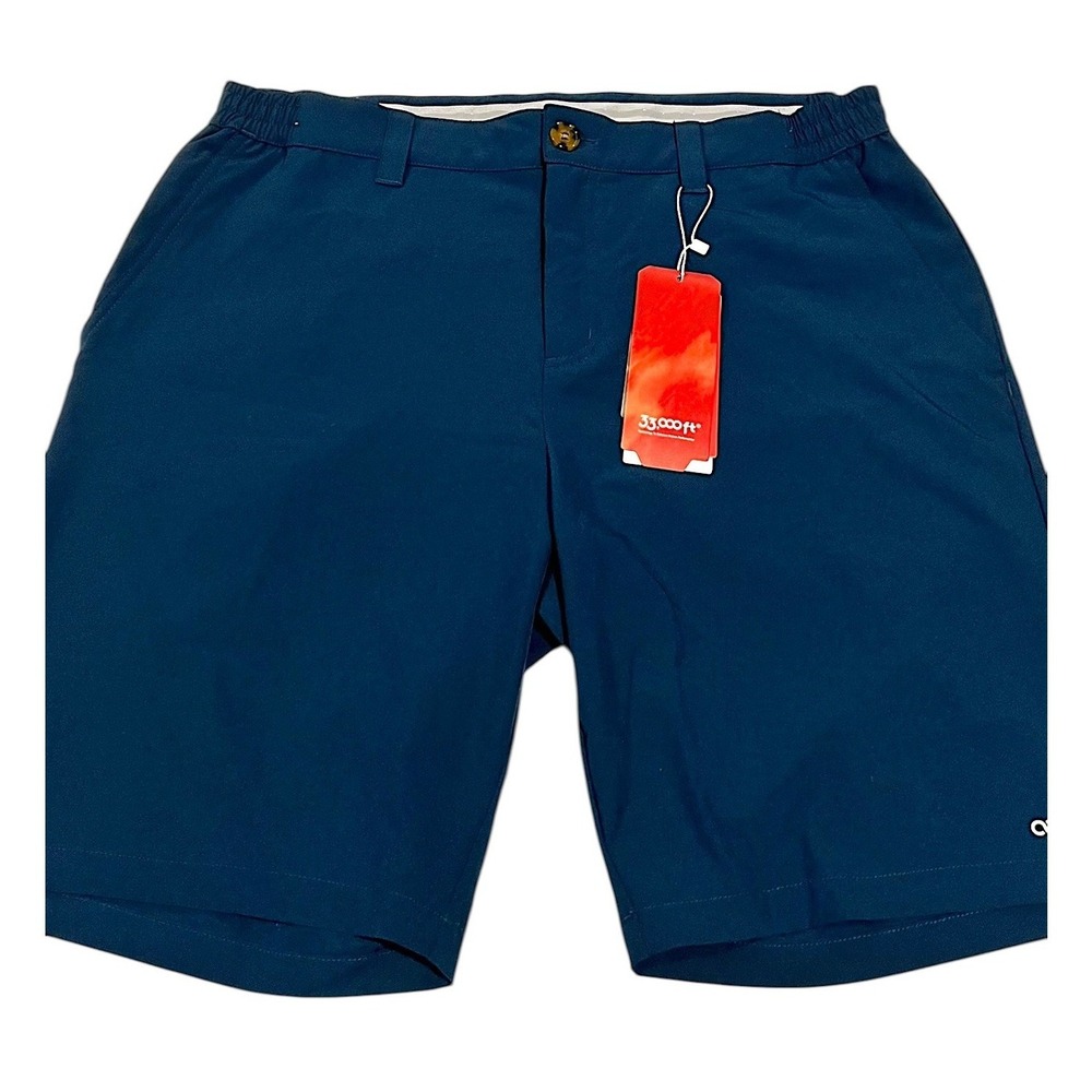 NWT 33,000ft Golf Shorts 34‎ Men's M Stretch Wicking Performance Pockets